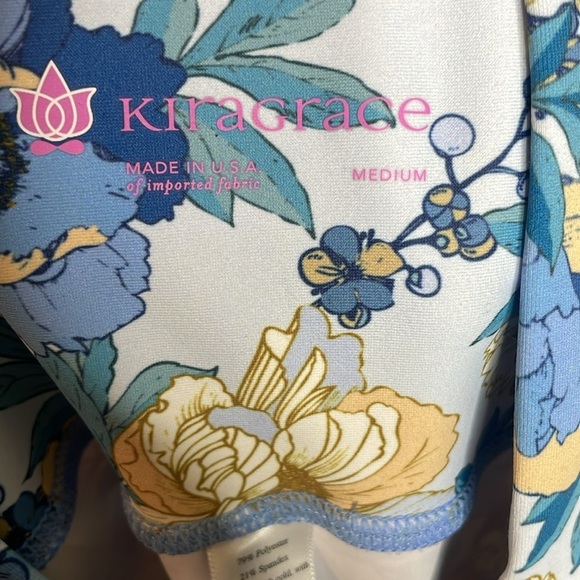 KiraGrace | Women’s Renew Ultra High Rise Floral 7/8 Leggings Size Medium NWT - Picture 7 of 7